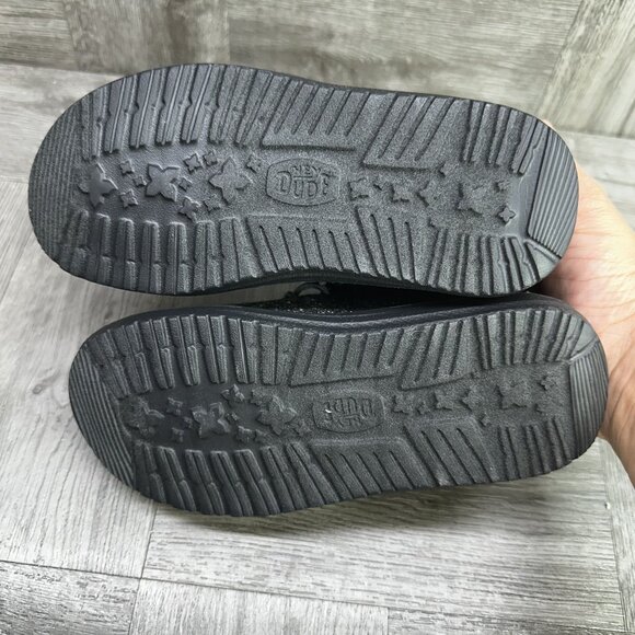 Hey Dude Wendy Fold Kids size 11 Brushed Cozy Slip On Shoes - Picture 7 of 8